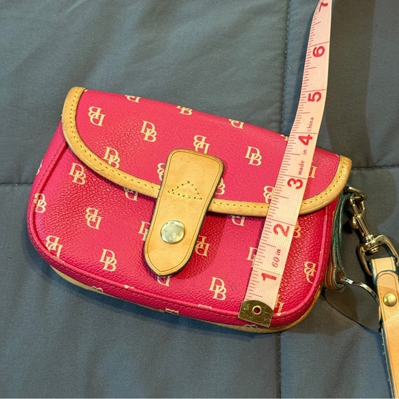Dooney & Bourke Pink Monogrammed Wristlet - Picture 9 of 9